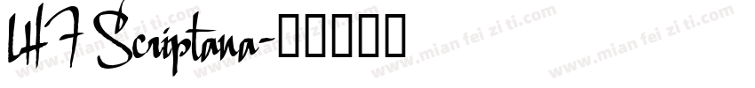 LHF Scriptana字体转换